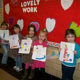 His Kids Christian School Photo #4 - Preschool shows us their wonderful art work!