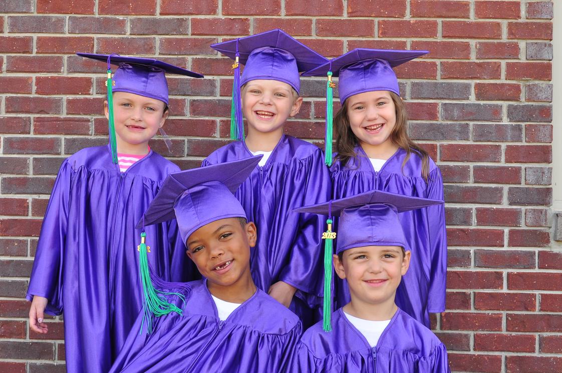 Adullam House Christian Academy Photo - Kindergarten cap and gown graduation.