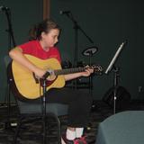 Wanchese Christian Academy Photo #5 - Seventh grader demonstrates her talent of playing music in one of the Wednesday chapels. WCA loves to showcase the students individual gifts.