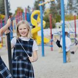 Classical Christian Academy Photo #5 - Students playing on the playground.