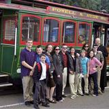 St. Andrew's Academy Photo #4 - Students and Staff with cable car in San Francisco.
