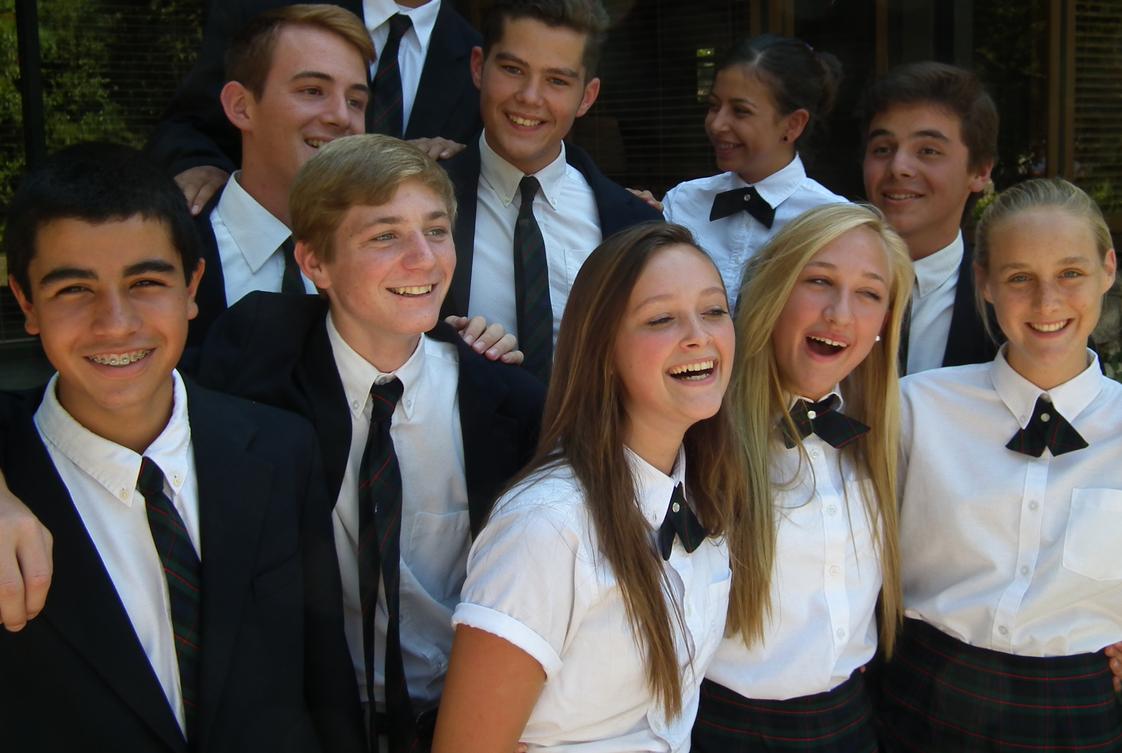 St. Monica Academy Photo - St. Monica Academy's high school student body is close-knit and happy.