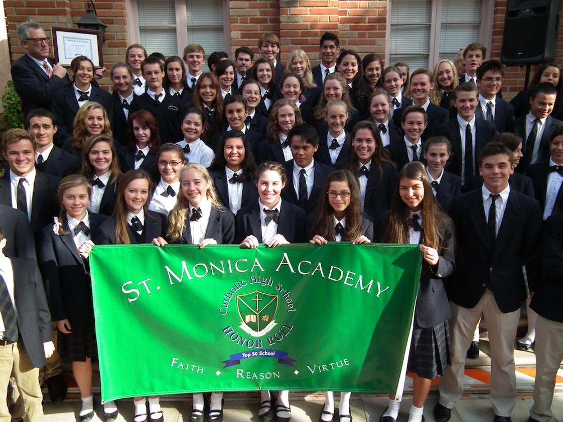 St. Monica Academy Photo #1 - The Cardinal Newman Society recently named St. Monica Academy to the Catholic High School Honor Roll as one of the Top 50 Catholic high schools in the nation. Only three California schools received this prestigious award.