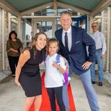 The Hillside School Photo #3 - Jason Seggern, Head of School and Julie Harakal, Associate Head of School/Director of Curriculum with one of our Hillside students.