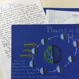 Madrona School Photo #5 - 7th grade astronomy studies. Art is integrated into our academic curriculum.
