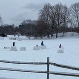 Apple Orchard School Photo #11 - At Apple Orchard School in Brookline, students build and climb in the snow.