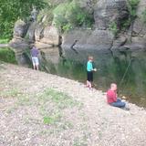 Boys Home Photo #7 - Fishing at the creek is a favorite activity!