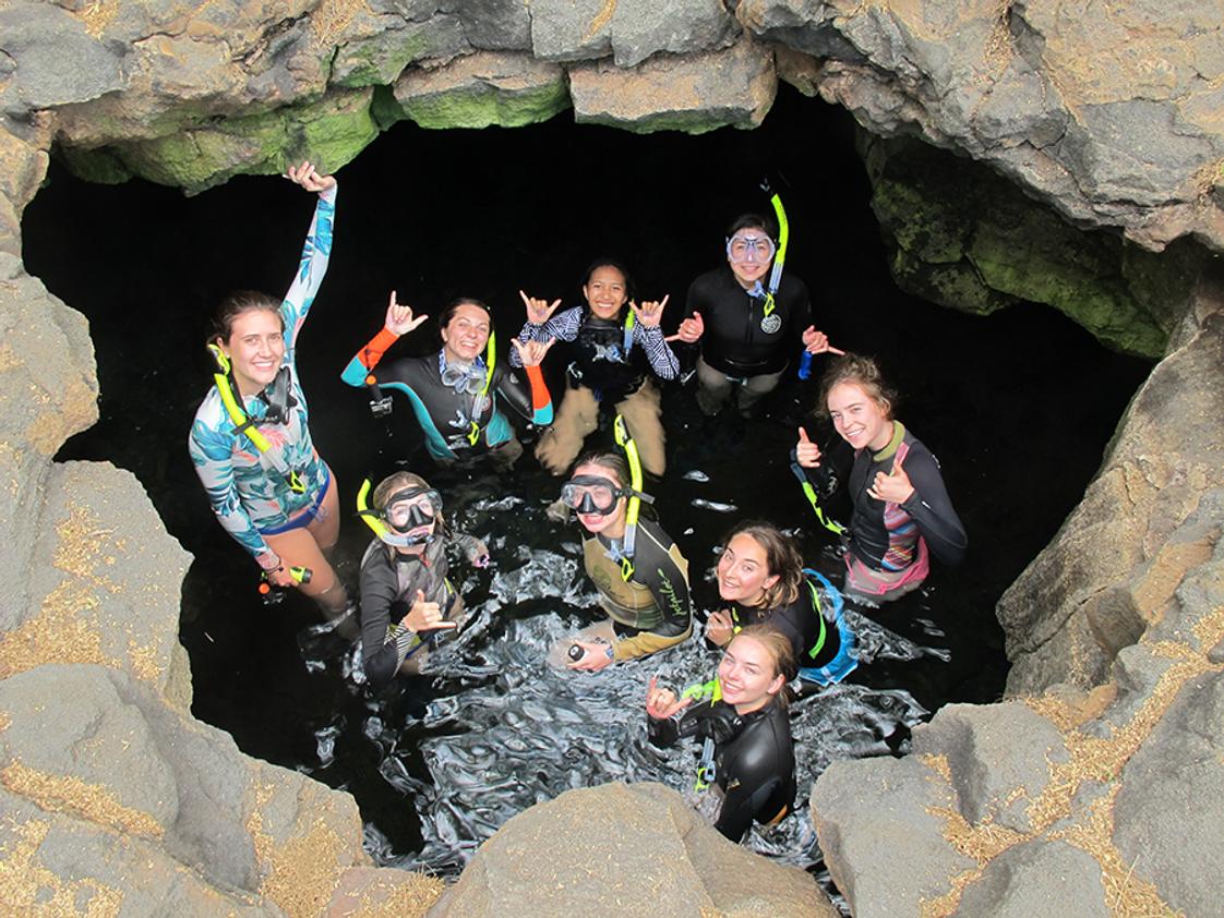 Santa Catalina School Photo #1 - The Marine Ecology Research Program on their summer trip to Hawaii.