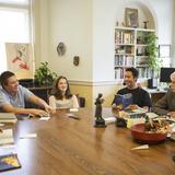 The Lawrenceville School Photo #4 - Students learn at a Harkness table, which encourages robust discussion and thoughtful critique of ideas and perspectives.