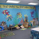 First Baptist Academy Photo #2 - The 2 year olds love the fish on the walls!