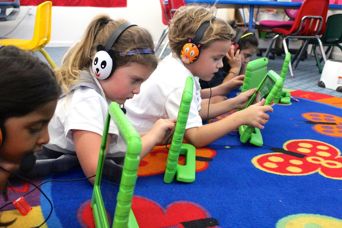 Rancho Solano Preparatory School - Lower School Campus Photo - Our IT/STEM classes start in Pre-K 3 where students learn basic skills and progress to digital projects. They also learn robotics, coding, and circuits through the use of the Dash and Dot robotics program.