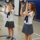 Christ Covenant School Photo #4 - Students work on hand/eye coordination and ball handling skills during Physical Education class.