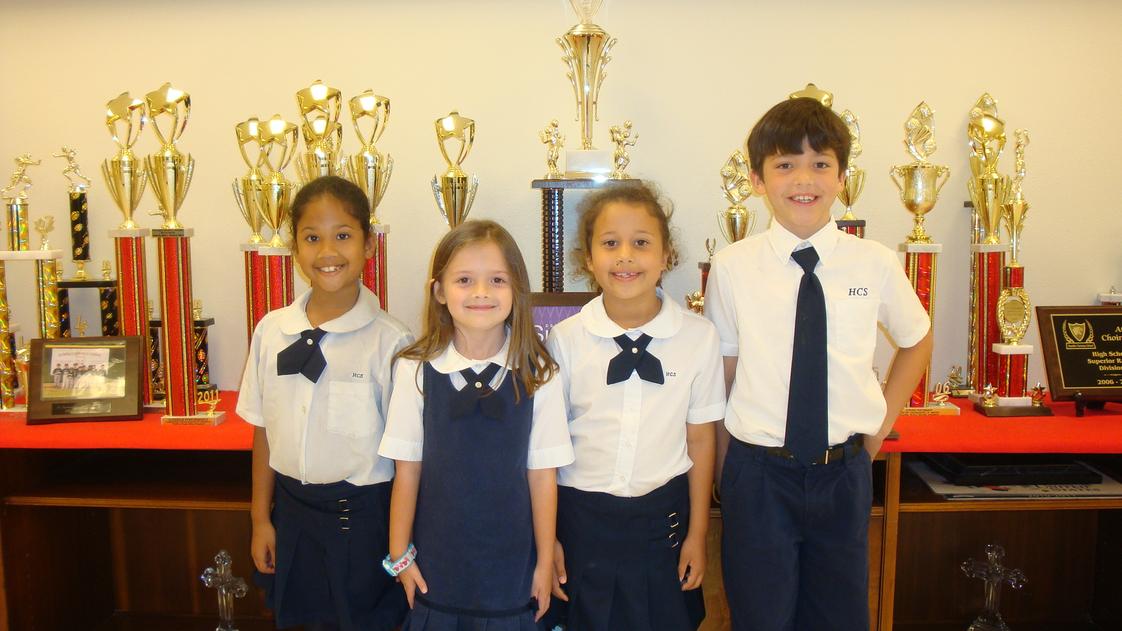 Humble Christian School Photo - These are a few of our elementary students who received superior ribbons during the ACSI Speech Meet.