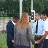 Humble Christian School Photo #5 - Some high school students prayed the morning of See You At The Pole.