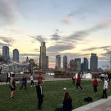 British International School Of Ny Photo #7 - Students play on the plaza after a day of engaged learning, research, and cross-cultural exposure.