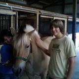 Elijah School Photo #1 - Working with animals and cleaning the barn in advance of the annual horse show at Freedom Hills Therapeutic Riding