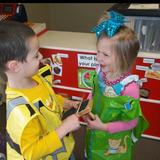 Fishers Landing KinderCare Photo #7 - Pre-Kindergartners use dramatic play to reinact everyday life events!!