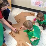 Grayslake KinderCare Photo - Our Discovery Preschool teachers encourage the children to use art as a form of self-expression.