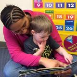 Fishers Roberts Dr. KinderCare Photo #7 - We encourage children to convey thier ideas, thoughts, and feelings through speaking. We focus on early reading skills and strengthen conversation skills through group sharing activities.