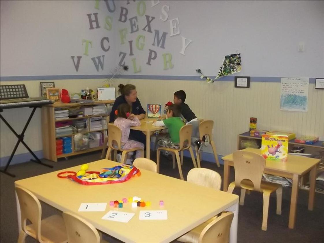 Glenview Knowledge Beginnings Photo #1 - Learning Adventures are enrichment programs that we offer to our students. Music, math, and phonics are the subjects that are primarily focused on. Here, students are enjoying a phonics class with Ms. Susan, our Learning Adventures teacher.