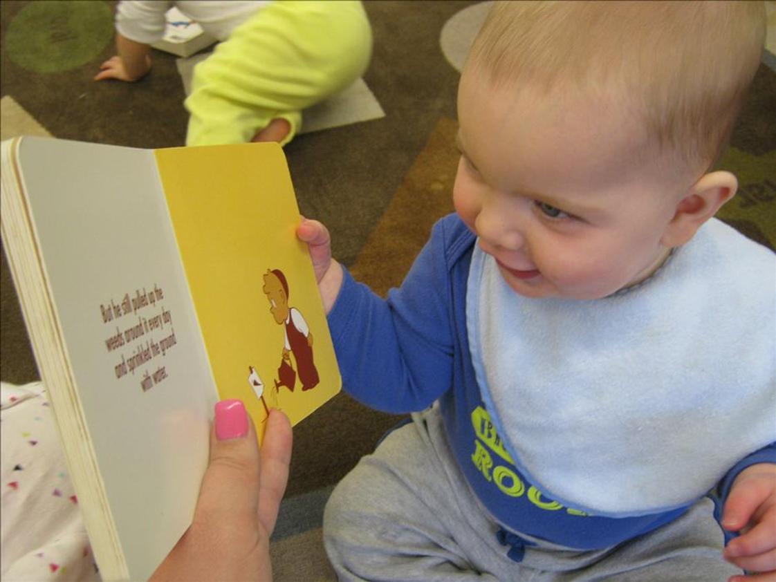 North Arlington Hts KinderCare Photo #1 - We know that infants benefit most from a language-rich environment. All day long, our teachers interact with the children through words and songs that help lay the foundation for early language and literacy development.