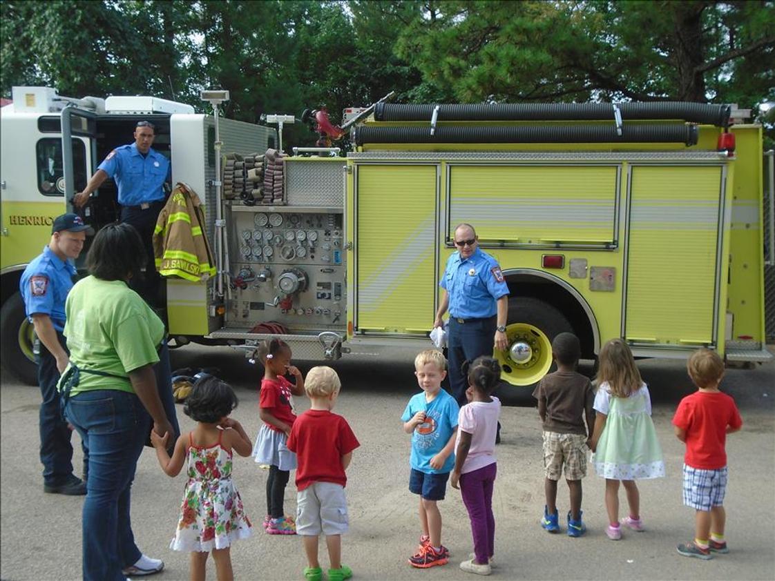 West End Drive KinderCare Photo #1 - Our visit from the Henrico Fire Department
