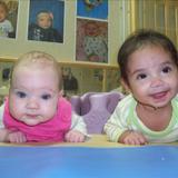 Prairie View KinderCare Photo #3 - Practicing tummy time in the Infant Classroom.