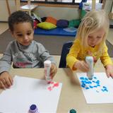 Prairie View KinderCare Photo #4 - Working on fine motor skills in the Discovery Preschool Classroom.