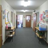 Cleveland Ave KinderCare Photo #7 - Hallway to the Preschool and Discovery Preschool classrooms as well as the center kitchen.
