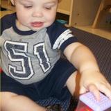 Palos Hills KinderCare Photo #5 - Toddler Classroom - Aiden Playing with Learning Blocks