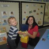 South Shore KinderCare Photo - Building with blocks in our Early Foundatons Toddlers class.