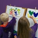 Bartlett Commons Kids Choice Photo #7 - Creative expression, language development, motor skills and decision making are just a few of the reasons why art is so important.