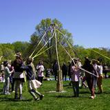 Brooklyn Waldorf School Photo #3 - Students performance a May Pole dance during May Fair.