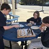St. Hilary School Photo #9 - Playing Chess During Pizza Friday