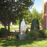 Assumption Catholic School Photo - This is the Mary statue that sits out front of the school! There is a wonderful May Crowning where we honor Mary during the month of May!