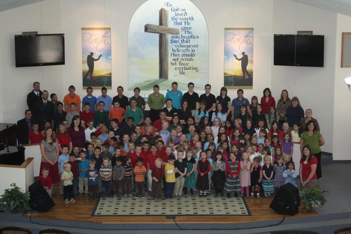 Elmwood Baptist Academy Photo #1 - A picture of the entire school.