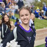 Front Range Christian School Photo #5 - FRCS varsity cheer squad wait at a football game