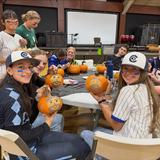 Veritas Christian Academy Photo #5 - Spirit Week Fun!! Pumpkin painting! The competition was fierce!