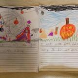 Monarch Montessori School Photo #9 - Beautiful handwriting and illustrations by a kindergartener
