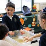 Primoris Academy Photo #3 - Our students receive early exposure to a wide range of subjects and topics, including physics. Here, students explore waves, their anatomy, and their relationship to energy and matter through a lab assignment.