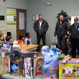 Primoris Academy Photo - In the largest toy drive in Bergen County P.B.A. history, Primoris Academy donated over 50 toys to the Westwood Police Department. Toys were purchased using the net proceeds that Primoris students raised by selling holiday centerpieces they made themselves.