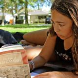 Angeles Workshop School Photo #6 - Reading ancient literature in a local park