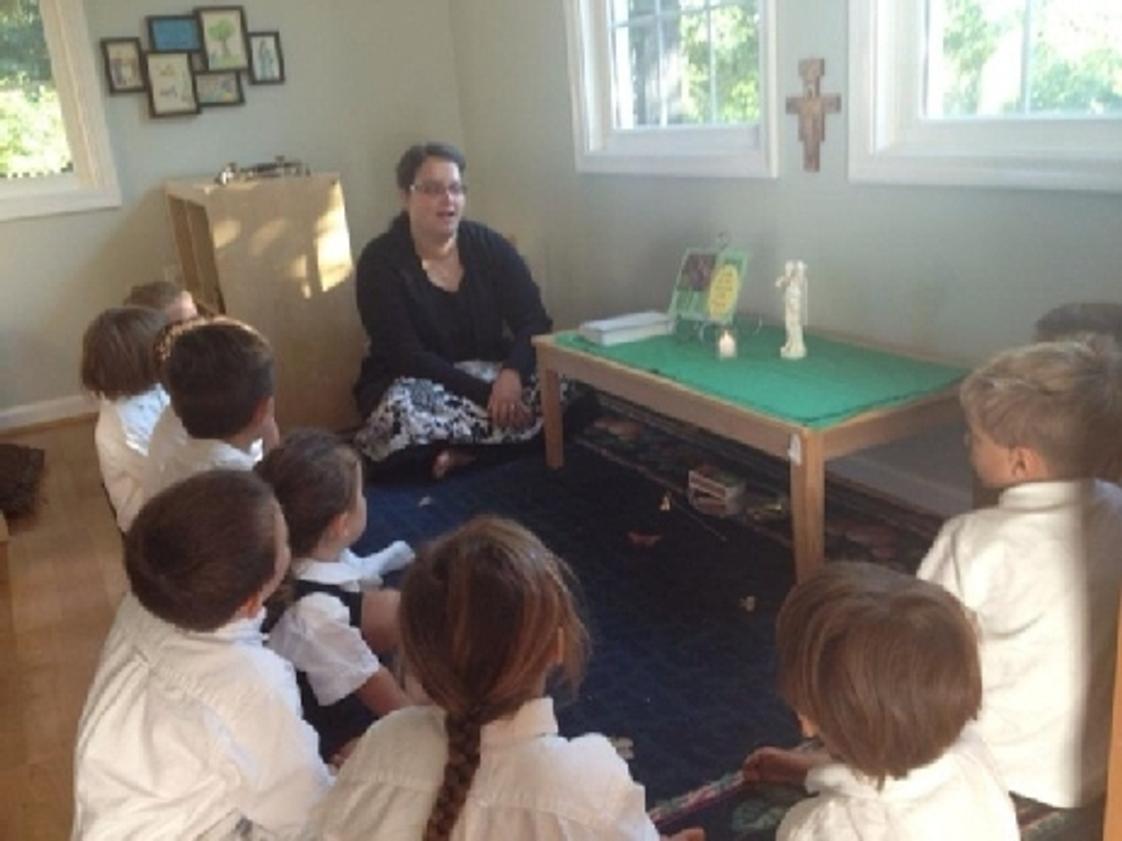 Allder Montessori Photo - Prayer time!