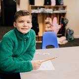 Grace Covenant Baptist Academy Photo #5 - Students are supported by our teaching staff in the classroom learning experience.