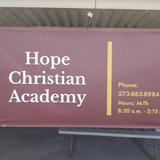 Hope Christian Academy Photo - New school sign