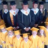 Mintz Christian Academy Photo - High school and Kindergarten graduation.
