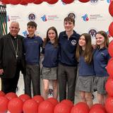 Our Lady Of Mount Carmel school Photo - Pictured here, our older student attended a community service event with Archbishop Nelson Perez of Philadelphia.