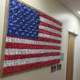 Goddard School Photo #5 - This is just one example of the many thoughtful and creative projects our students and teachers work on together. This American Flag is made of hundreds of tiny soldiers - assembled to recognize all of those who have fought for our freedom!