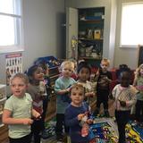 Cornerstone Life Academy Photo - Our 3 year olds singing and playing to a song about Noah's Ark