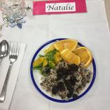 Arborcreek Montessori School Photo - Home cooked lunch. Real dishes. Setting the table and cleaning up by your self. Lentils and Rice with Raisins.